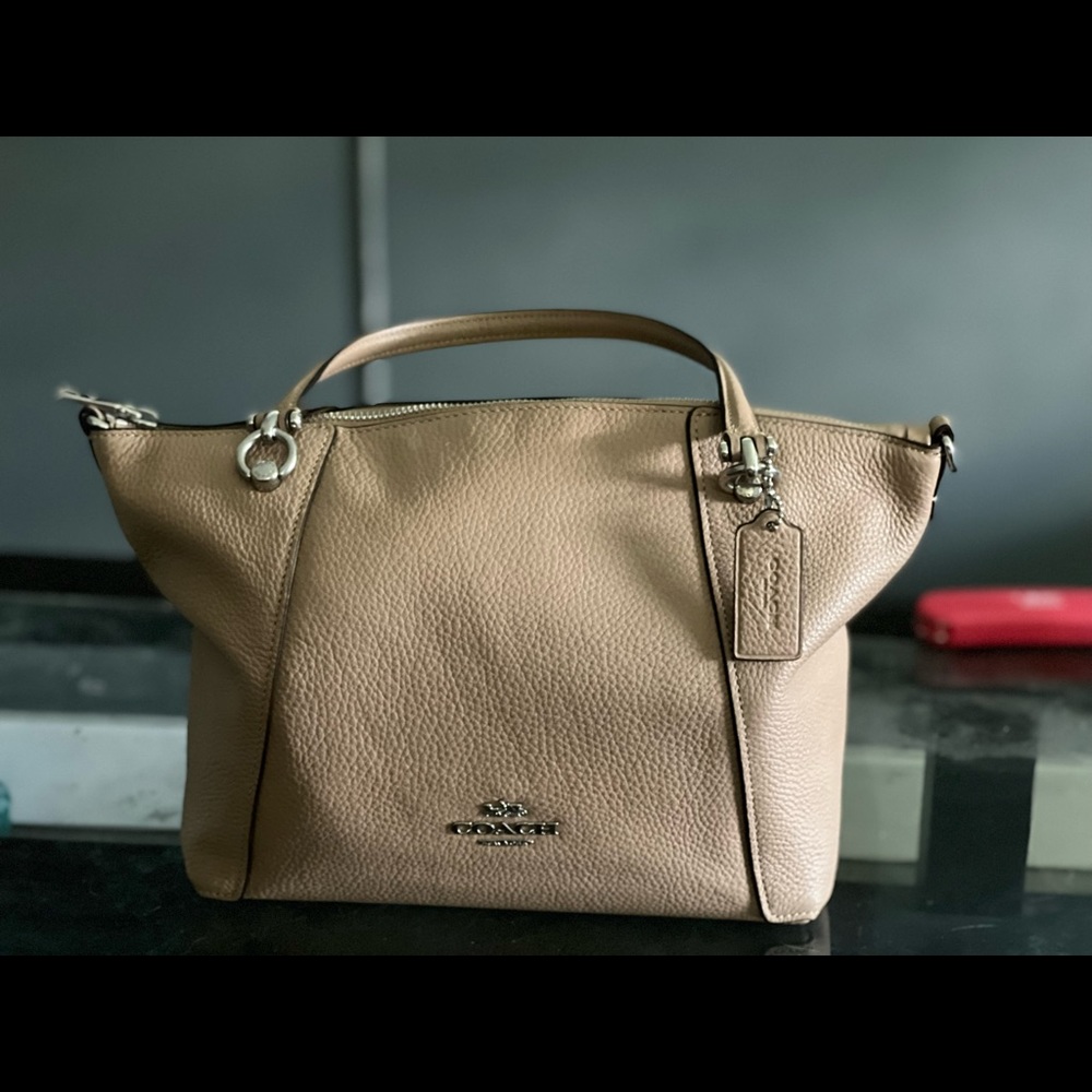 Coach Kacey Satchel with detachable adjustable strap